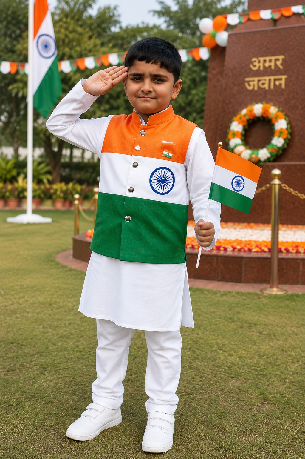 Salute At Memorial